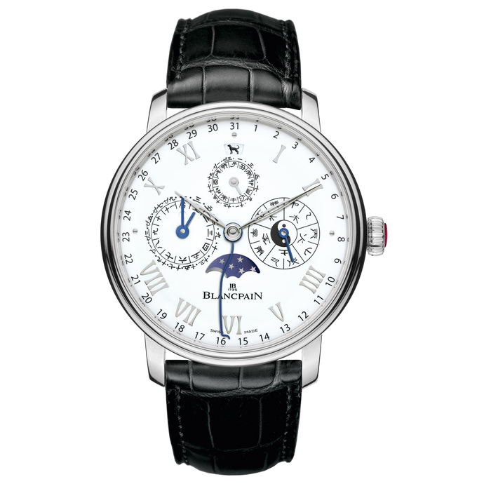 Replica Blancpain Villeret Calendrier Chinois Traditionnel Watch 00888-3431-55B
